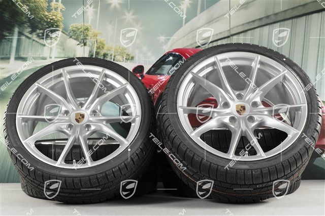 20-inch winter wheels set Carrera S (IV), rims 8,5J x 20 ET49 + 11J x 20 ET56 + Pirelli Sottozero II winter tyres 245/35 R20 + 295/30 R20