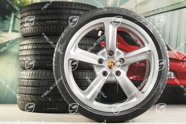 20-inch SportTechno summer wheel set, 9J x 20 ET51 + 11,5J x 20 ET68 + NEW Pirelli P-Zero summer tyres 245/35 ZR20 + 305/30 ZR20, with TPMS