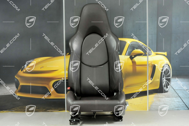 Sport Seat, manual adjustable, leather, Cocoa, L