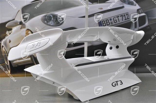 GT3 Facelift 2009- Spoiler tylny, kompletny (maska silnika + spoiler + 2 wloty powietrza + listwa + 2 kratki)