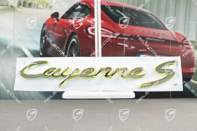 "Cayenne S" logo, Hybrid