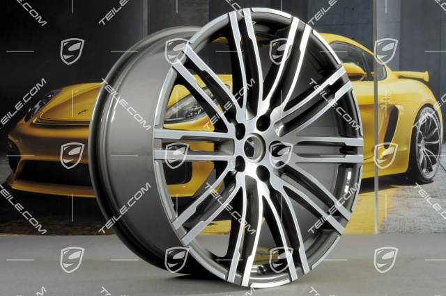 21-inch Turbo III alloy wheel rim, 9J x 21 ET26