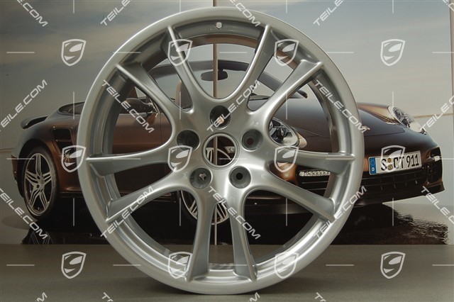 21-inch Cayenne Sport / GTS wheel set, 10Jx21 ET50 + 10Jx21 ET50, silver