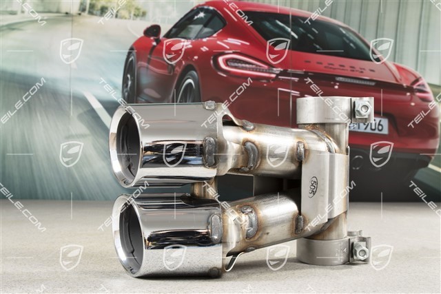 Tail pipe, sport, Boxster S/Cayman S