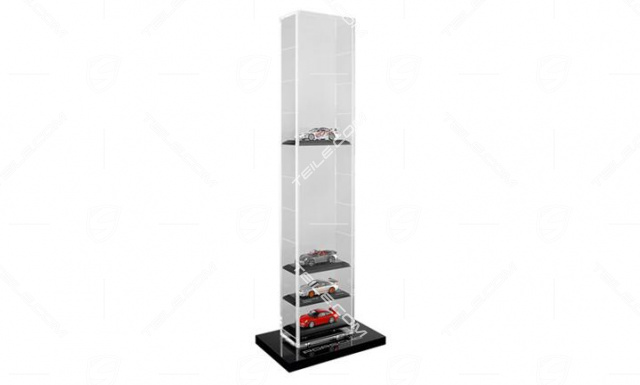 Model car display case for 1:43 vehicles