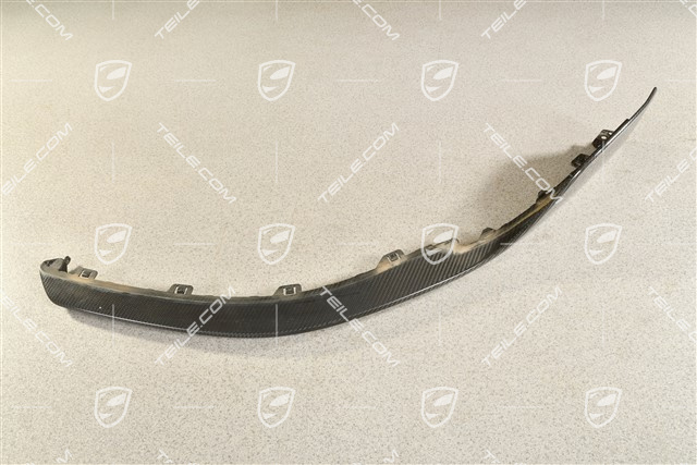 Rear bumper spoiler / lower part trim, Sport Design Carbon, R