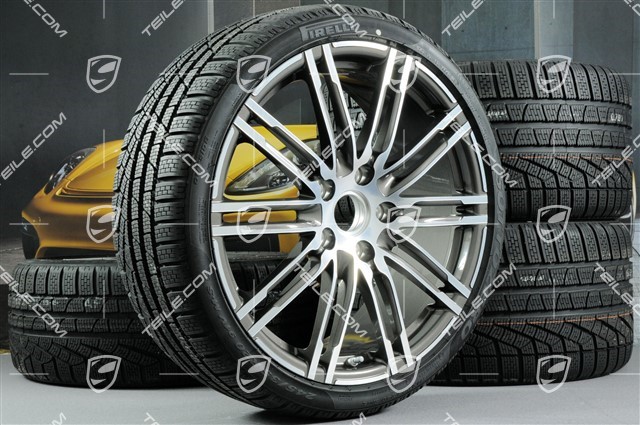 20-inch Turbo III winter wheel set, 8,5J x 20 ET51 + 11J x 20 ET70, Pirelli winter tyres 245/35 ZR20 + 295/30 ZR20, with TPMS