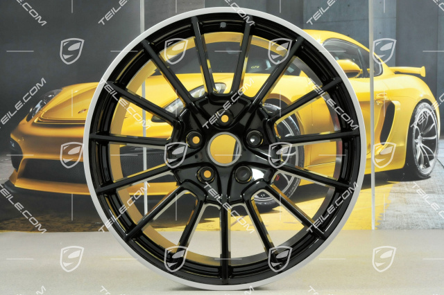 21-inch Cayenne SportPlus wheel set, 10Jx21 ET50 + 10Jx21 ET45, black