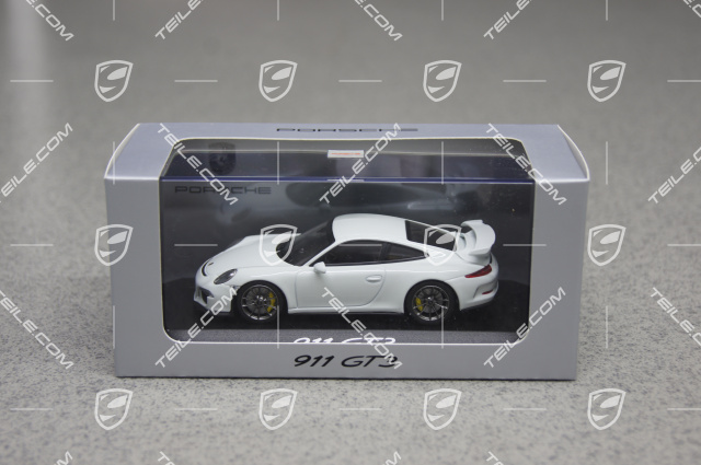 Modellauto Porsche 911 (991) GT3 Weiß, 1:43