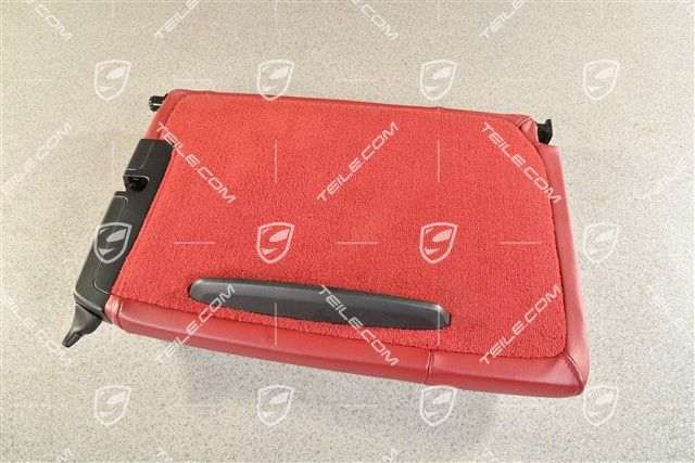 Notsitzrückenlehne / Rücksitz / Rückenlehne, Hinten, Leder, Bordeauxrot, Coupe, R