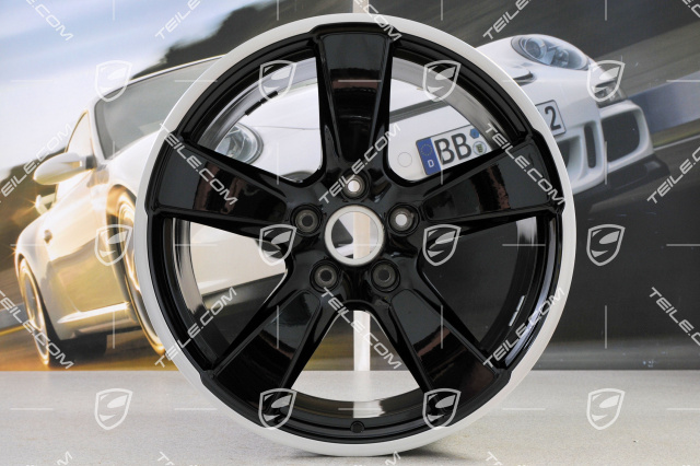 20-inch wheels rims set "Sport Classic", 9,5J x 20 ET65 + 11,5J x 20 ET63, in black