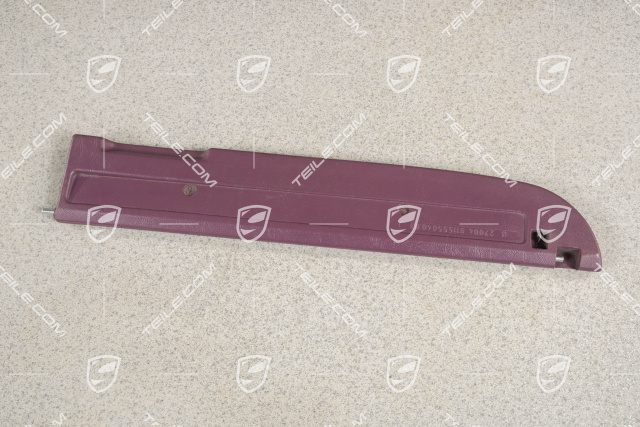 Door card / trim pocket lid / cover, Magenta, R