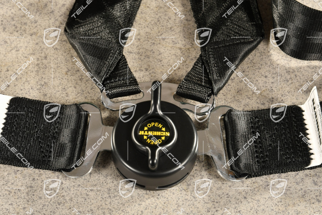 Tsicherheitsgurt, Schwarz, SCHROTH, 991 CUP