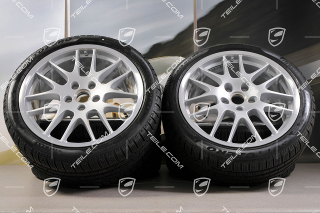 20" RS Spyder Winterräder Satz, Felgen 9,5J x 20 ET65 + 10,5J x 20 ET65 + Pirelli Winterreifen 255/40 R20 + 285/35 R20, ohne RDK Sensoren