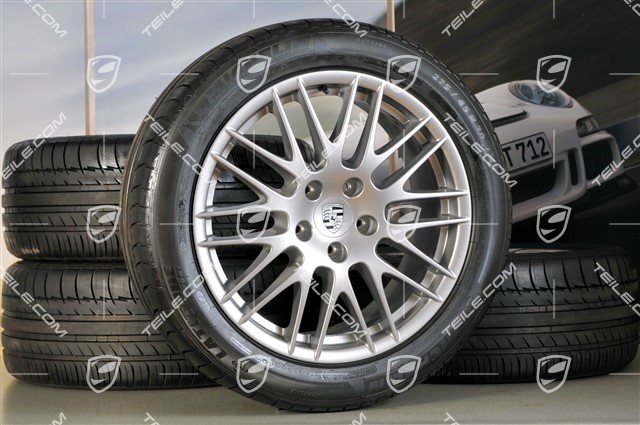 20-inch RS Spyder Design summer wheel set, wheel rims 9J x 20 ET 57 + Michelin summer tyres 275/45 R20, with TPMS