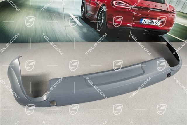 Rear bumper lining, lower part, V6 3.2L 177KW / V8 4.5L 250KW, lacquered