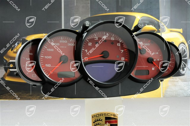 Kombiinstrument, Turbo, 6-Gang Getriebe, Boxsterrot