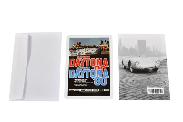 Porsche Blechkarte Daytona 935 10 cm  x 15 cm