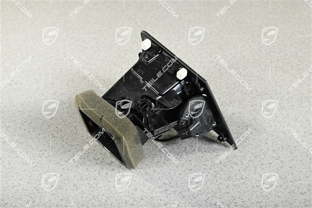 Dashboard defroster trim, Black, R