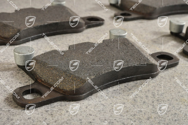 Brake pad set, rear axle, Turbo, L+R