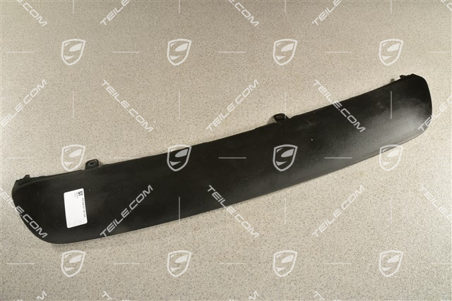 Rear bumper lower cover, centre, Black