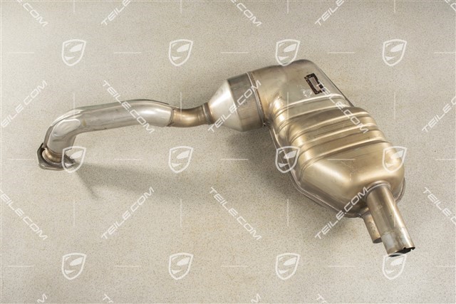 Main exhaust muffler, cyl. 1-3, R