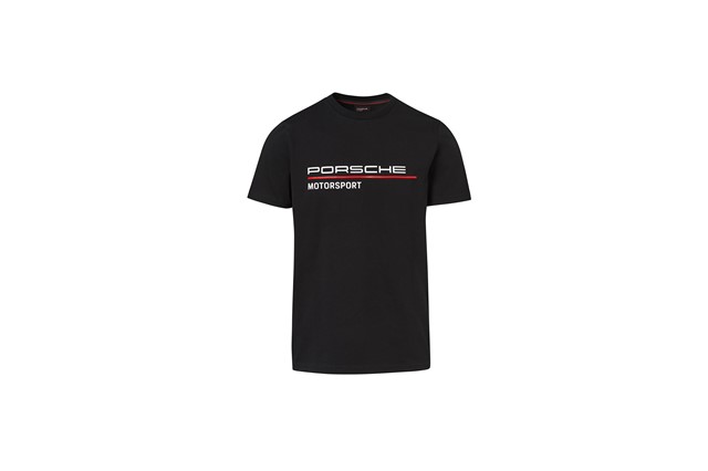 T-Shirt męski, czarny – Kolekcja Motorsport Fanwear  XL