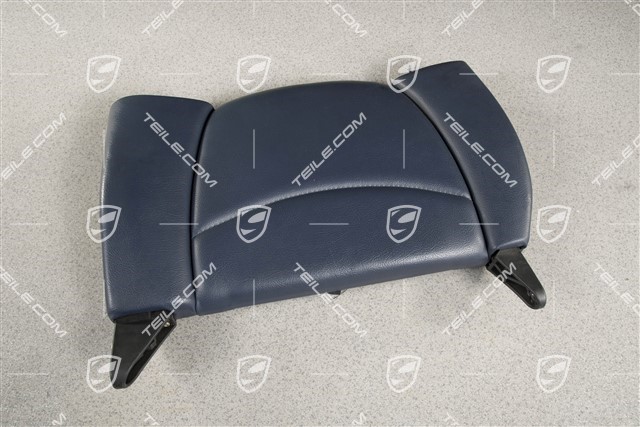 Back seat backrest, rear, leatherette, night blue, cabrio, L