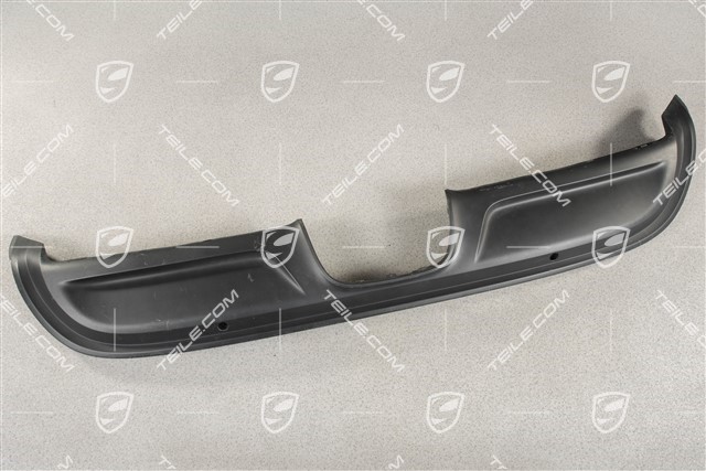 Rear bumper lower cover / diffuser, Black matte