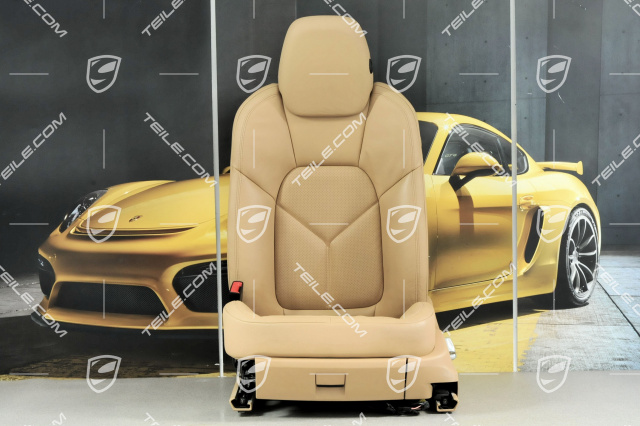 Seat, el. adjustment, leather, Luxor Beige, L