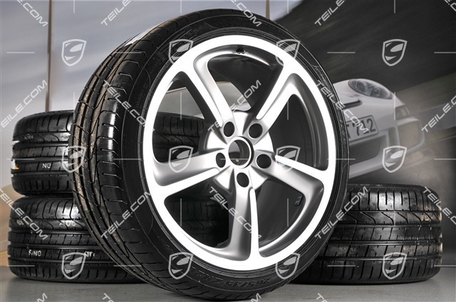 20-inch SportTechno summer wheel set, 8,5J x 20 ET57 + 10J x 20 ET50, 235/35 ZR20 + 265/35 ZR20 with TPM