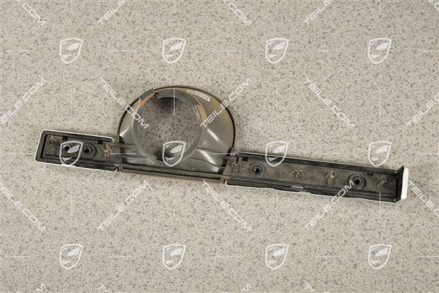 Trim. Ignition switch, Satin aluminium/Sand Beige