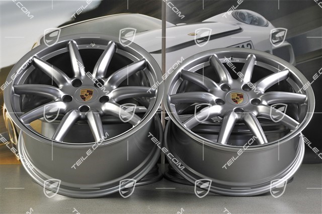 19-inch Carrera Sport wheel set, 8,5J x 19 ET55 + 10J x 19 ET42