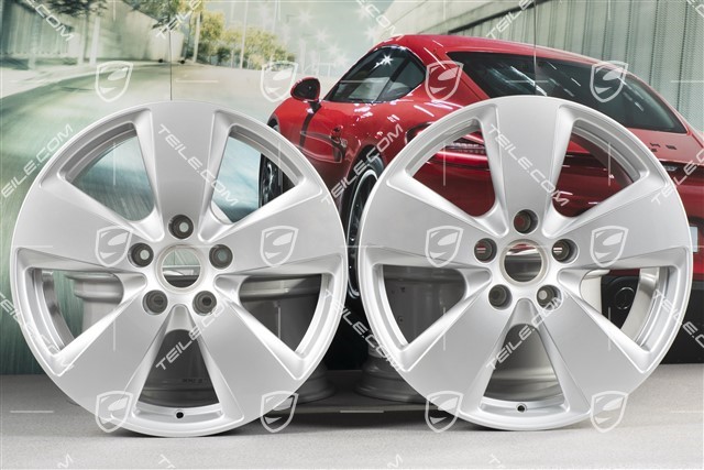 19-inch Cayenne wheel rim set, 8,5J x 19 ET47 + 9,5J x 19 ET54