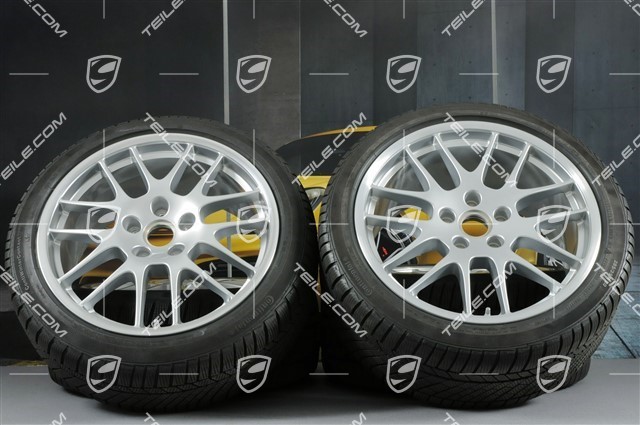 20-inch RS Spyder winter wheel set, wheels: 9,5J x 20 ET65 + 10,5J x 20 ET65 + NEW Continental winter tyres 255/40 R20 + 285/35 R20 + TPM sensors