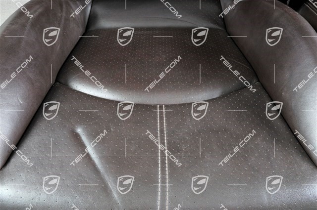 Sport seats, el. adjustable, leather, Cocoa, Porsche crest, set (L+R)