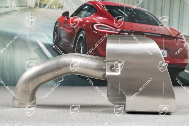 Exhaust system tail pipe, standard tailpipe, V6, R