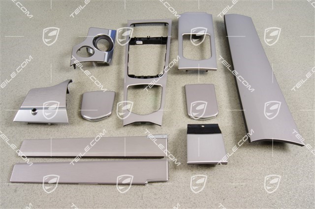 Passenger comparment package aluminium, cover set