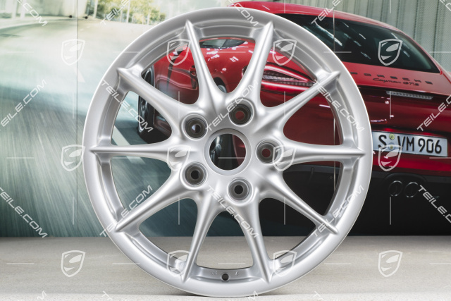 17-inch Carrera II wheel set mod. 2002, 7J x 17 ET50 + 9J x 17 ET55