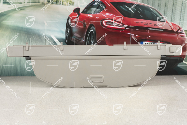 Luggage compartment cover, Platinum grey