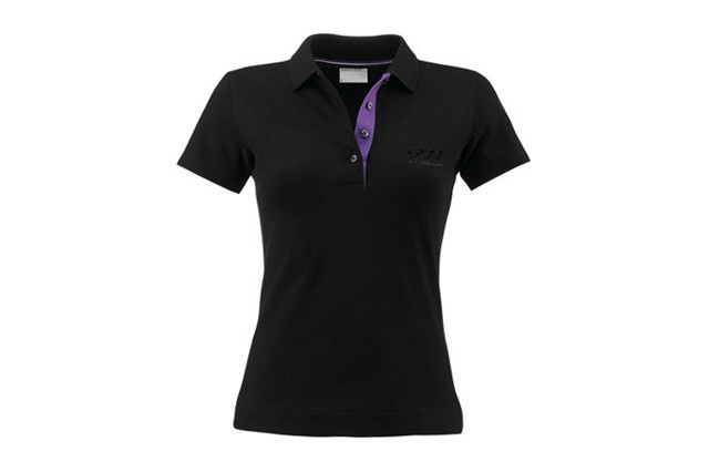 Damen Polo-Shirt 911 TO THE CORE, schwarz, Größe XL 44 Damen Polo-Shirt 911 TO THE CORE, schwarz, Größe XL 44