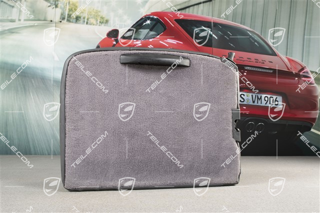 Back seat backrest, leather, space grey, Coupe, Turbo, R
