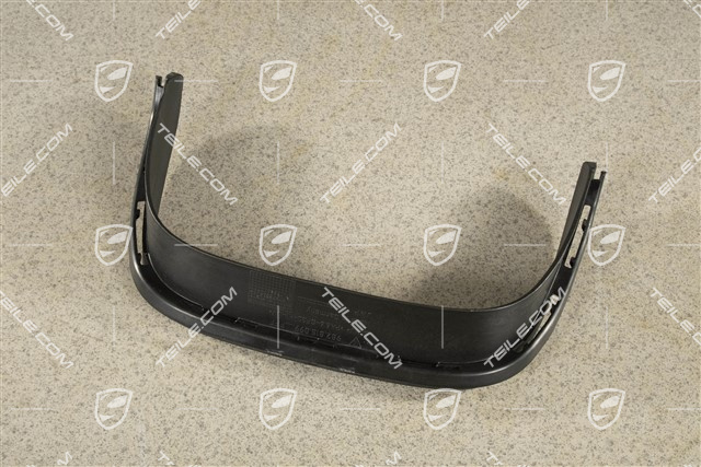 Tail pipe cover trim, Black matte