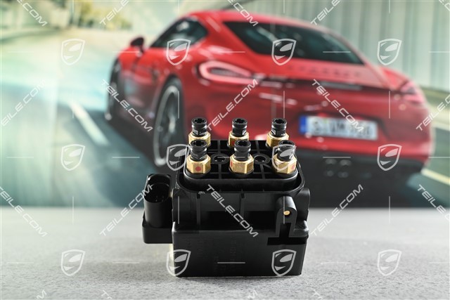 Valve control unit, air suspension adjustment / levelling system