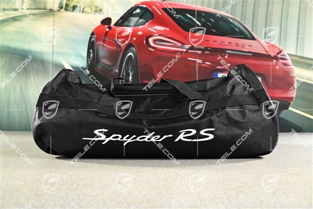 Abdeckhülle, Innen / Indoor Car Cover, 718 Spyder RS Design, Logo „Weissach-Paket“