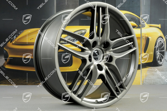 20" Felgensatz Sport Design, 8,5J x 20 ET51 + 11J x 20 ET52, Platinum Seidenmatt