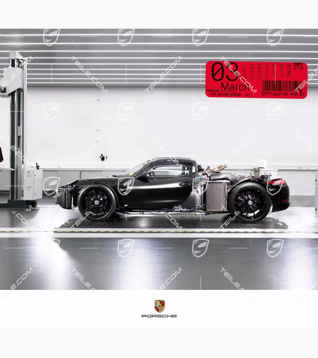 Porsche Sport Auto Kalender 2022 'One Of 1', 12 Bilder