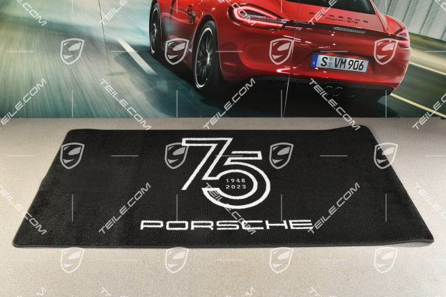 Garage mat 75 years of Porsche