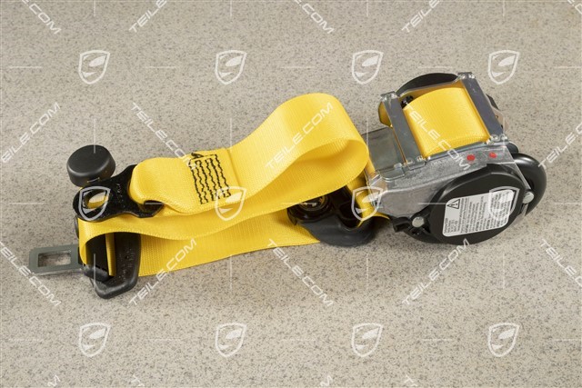 Seat belt, coupé/targa, front, Racing yellow, L=R