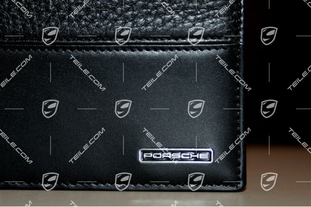 Porsche Sport Classic wallet, leather. Black